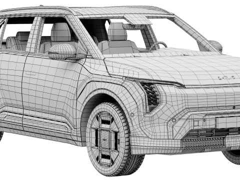 Kia EV3 3D Model
