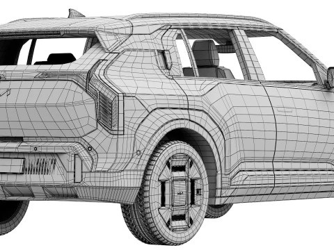 Kia EV3 3D Model