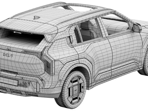 Kia EV3 3D Model