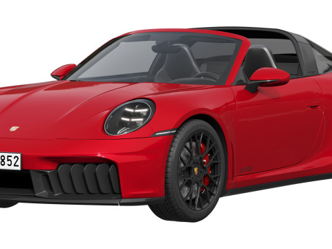Porsche 911 Targa 4 GTS 2025 Modelo 3D