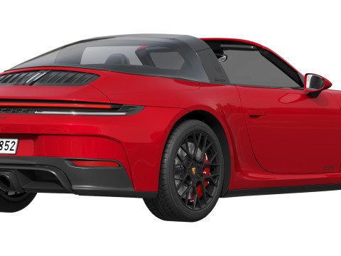 Porsche 911 Targa 4 GTS 2025 Modello 3D