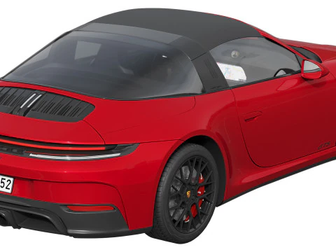 Porsche 911 Targa 4 GTS 2025 3D Model