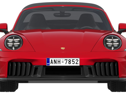 Porsche 911 Targa 4 GTS 2025 Modello 3D