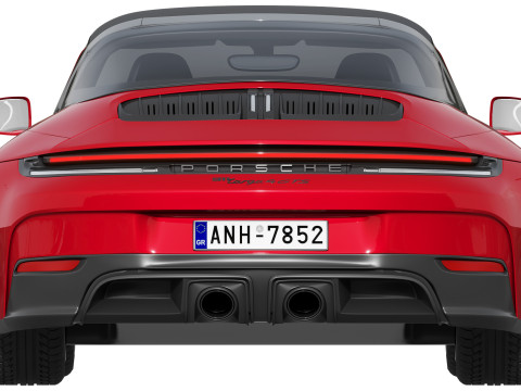 Porsche 911 Targa 4 GTS 2025 Modello 3D