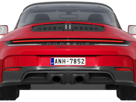 Porsche 911 Targa 4 GTS 2025 3D Model