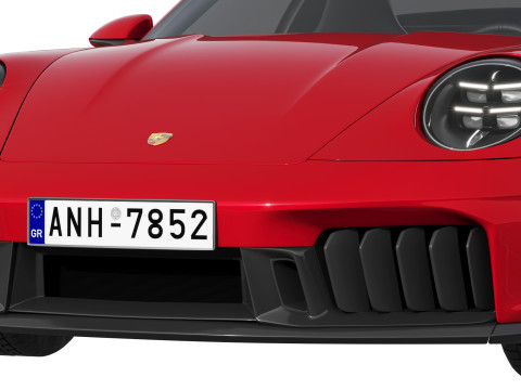 Porsche 911 Targa 4 GTS 2025 Modello 3D