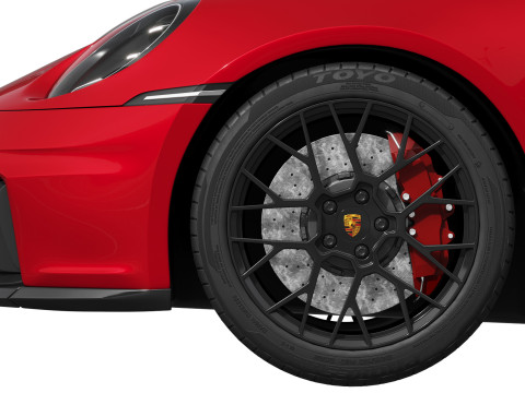 Porsche 911 Targa 4 GTS 2025 Modello 3D