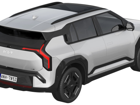 Kia EV3 GT-line 3D Model