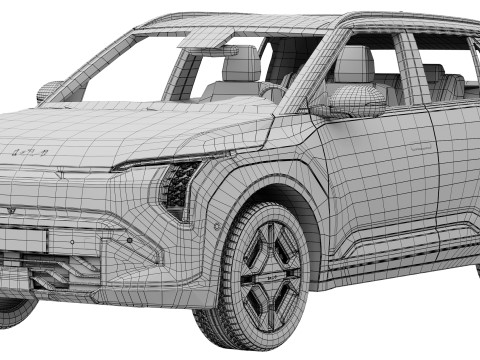 Kia EV3 GT-line 3D Model