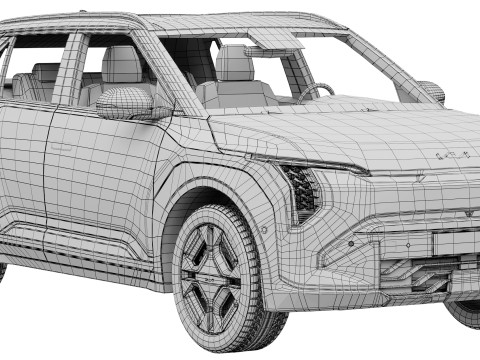 Kia EV3 GT-line 3D Model