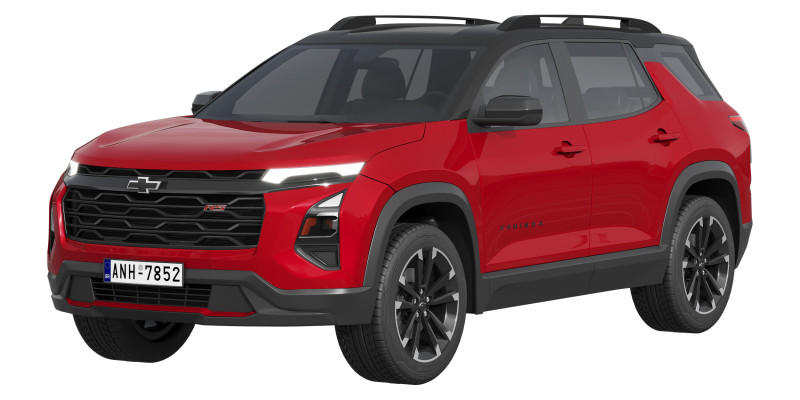 Chevrolet Equinox RS 2025 3Dモデル .c4d .max .obj .3ds .fbx .stl .blend 