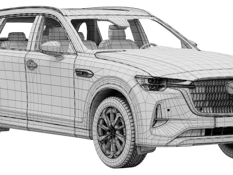 Mazda CX-80 3D Model