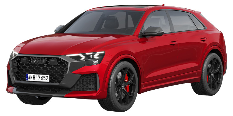 Audi RS Q8 performance Model 3D .c4d .max .obj .3ds .fbx .stl .blend 