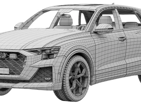 Audi RS Q8 performance 3D Model