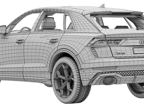 Audi RS Q8 performance 3D Model