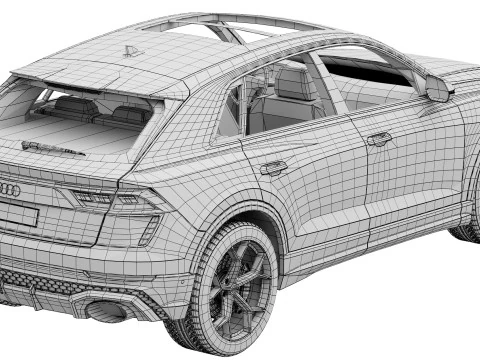 Audi RS Q8 performance 3D Model