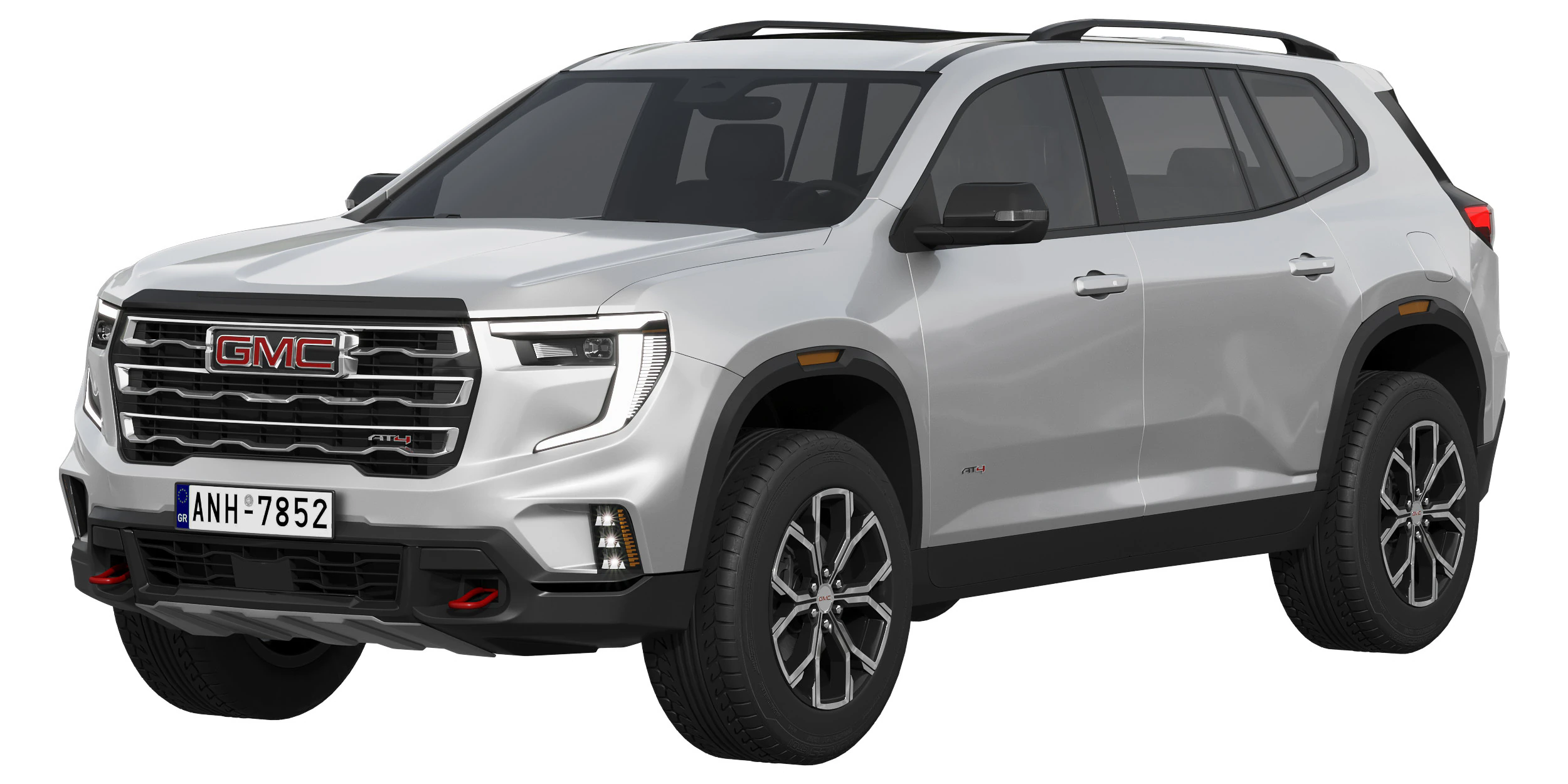 GMC Acadia AT4 2024 3D Model .c4d .max .obj .3ds .fbx .stl .blend 