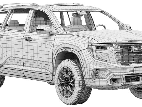 GMC Acadia AT4 2024 Modèle 3D