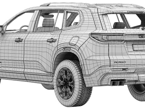 GMC Acadia AT4 2024 Modèle 3D