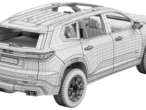 GMC Acadia AT4 2024 Modèle 3D