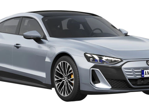 Audi S e-tron GT 2025 3D Model
