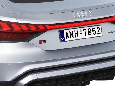 Audi S e-tron GT 2025 3D Model