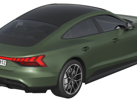 Audi RS e-tron GT perfomance 2025 3D Модель
