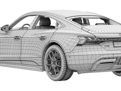 Audi RS e-tron GT perfomance 2025 3D Модель