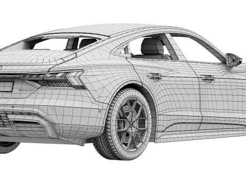 Audi RS e-tron GT perfomance 2025 3D Модель