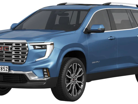 GMC Acadia Denali 2024 3D Model