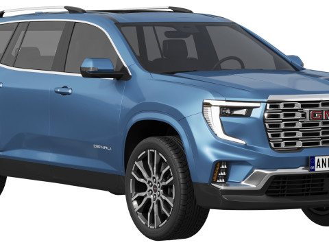 GMC Acadia Denali 2024 3D Model