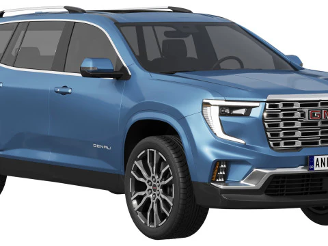 GMC Acadia Denali 2024 3D Model