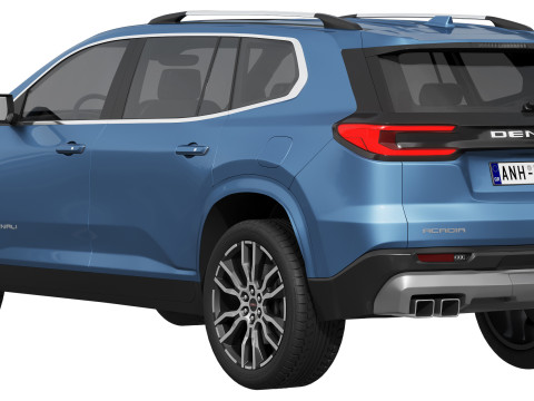 GMC Acadia Denali 2024 3D Model