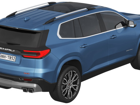 GMC Acadia Denali 2024 3D Model