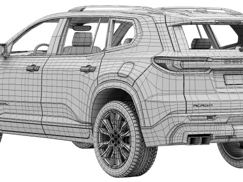 GMC Acadia Denali 2024 3D Model