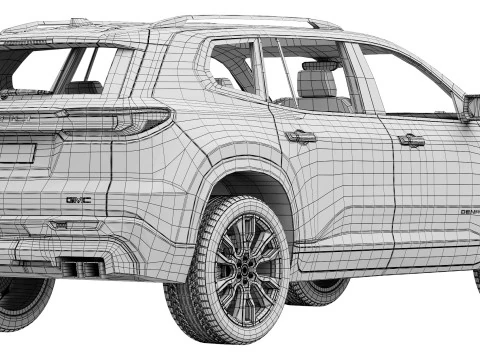 GMC Acadia Denali 2024 3D Model
