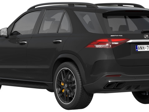 Mercedes-Benz GLE63S AMG 2024 3D Модель