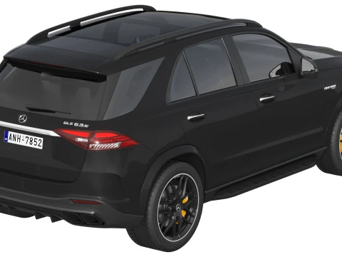 Mercedes-Benz GLE63S AMG 2024 3D Model