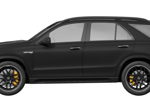 Mercedes-Benz GLE63S AMG 2024 3D Модель