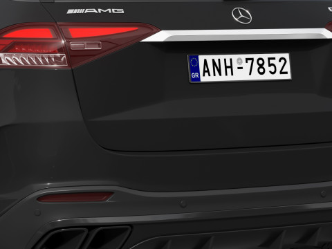 Mercedes-Benz GLE63S AMG 2024 3D Модель
