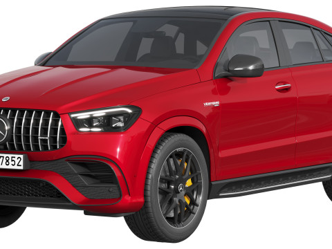 Mercedes-Benz GLE63S AMG Coupe 2024 3D Model