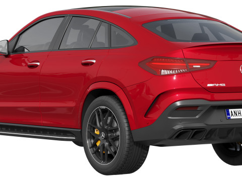 Mercedes-Benz GLE63S AMG Coupe 2024 3D Модель