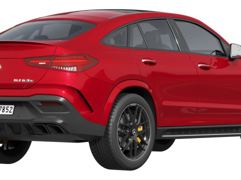 Mercedes-Benz GLE63S AMG Coupe 2024 3D Модель