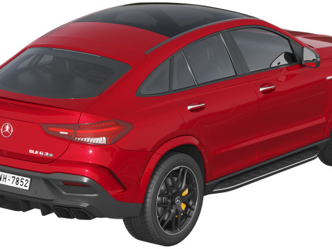 Mercedes-Benz GLE63S AMG Coupe 2024 3D Модель