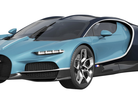 Bugatti Tourbillon 3D Model