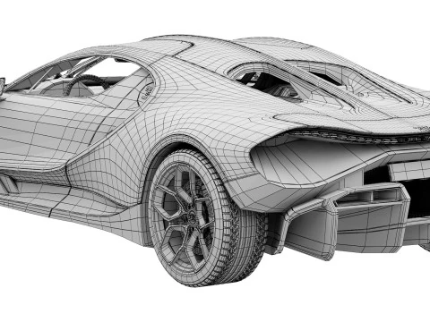 Bugatti Tourbillon 3D Model