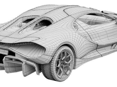 Bugatti Tourbillon 3D Model