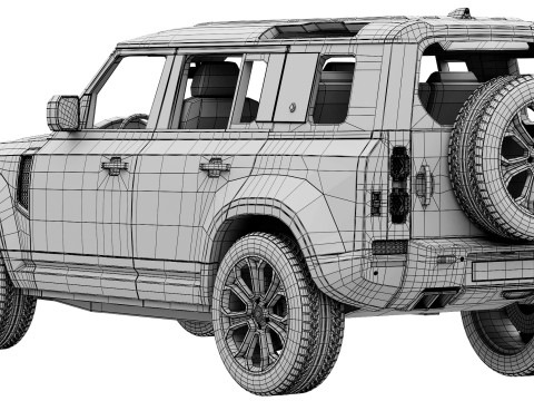 Land Rover Defender Octa 3D Model