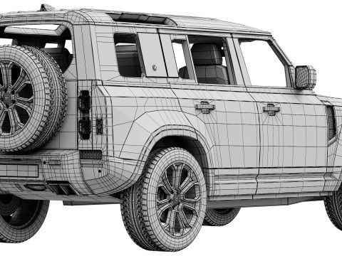 Land Rover Defender Octa 3D Model
