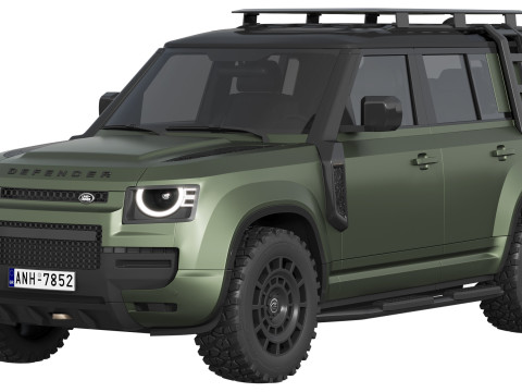 Land Rover Defender Octa EXPLORER PACK 3D Model